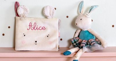 Cadeau de naissance personnalisé Moulin Roty